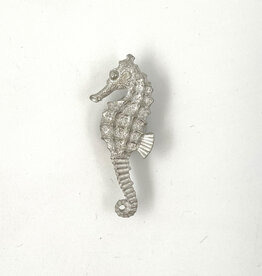 Handmade Pewter Magnet - Seahorse