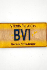Magnet - License Plate - BVI