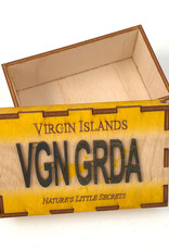 License Plate Box  - Virgin Gorda