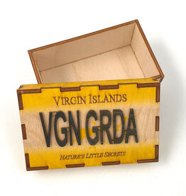 License Plate Box  - Virgin Gorda