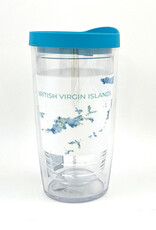 Tervis  Clear Tumbler - BVI Islands 16 oz