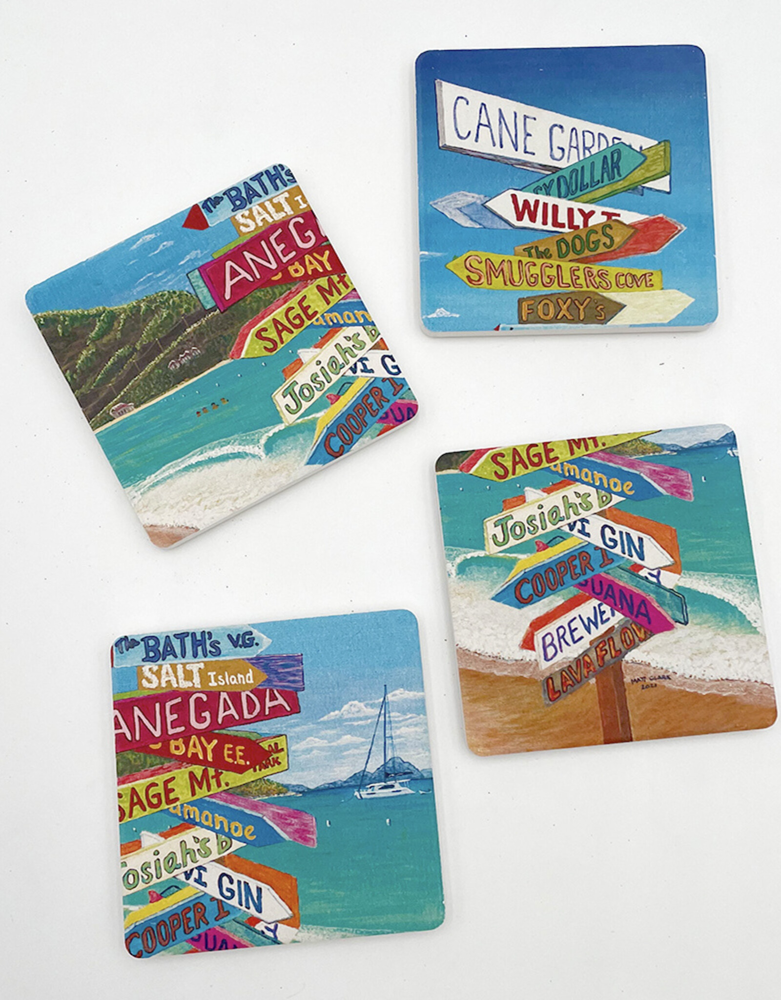 Cane Garden Bay  Coaster Set