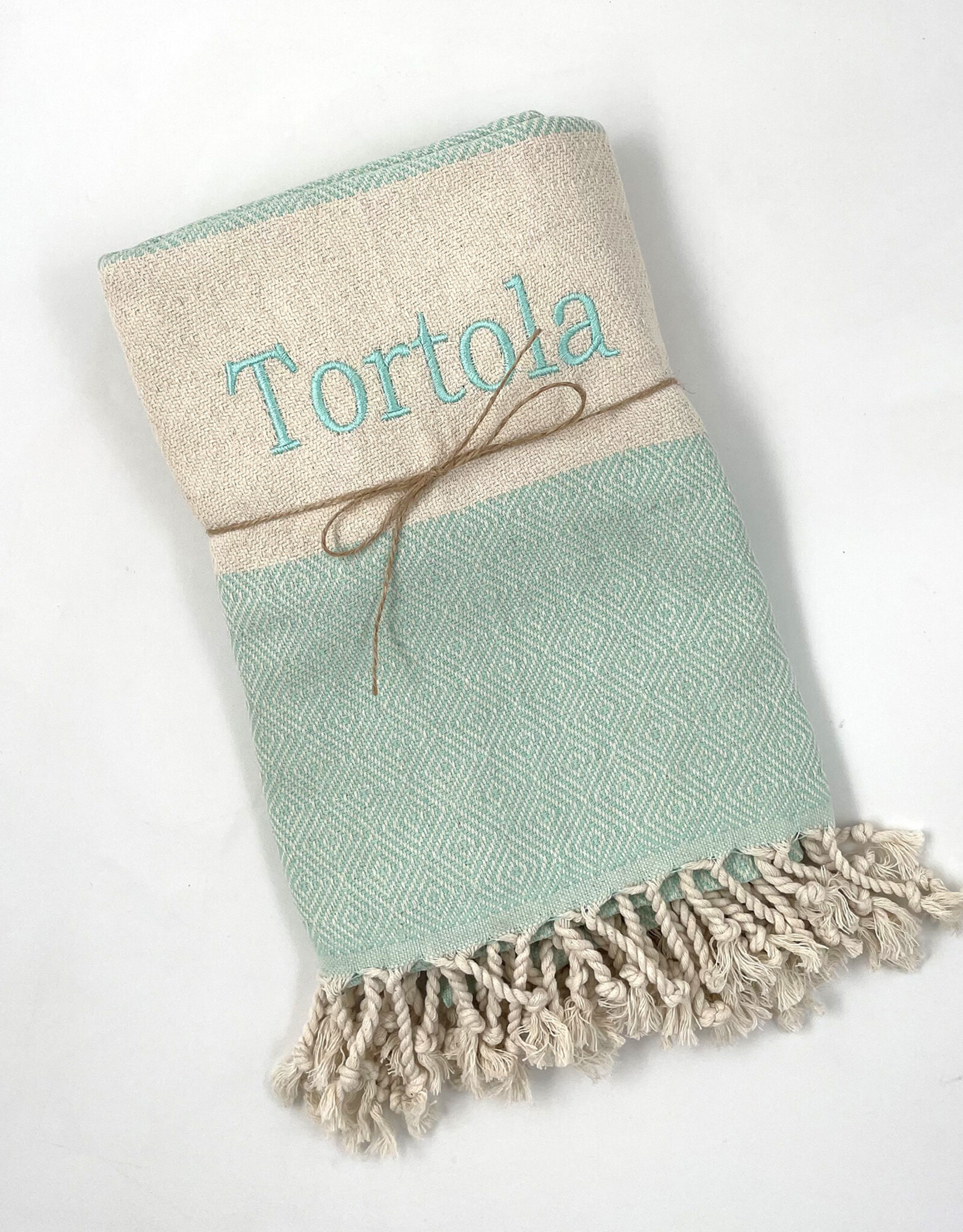 Turkish Tortola Beach Towel  - Aquamarine