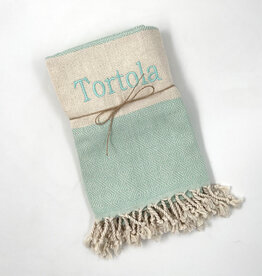 Turkish Tortola Beach Towel  - Aquamarine
