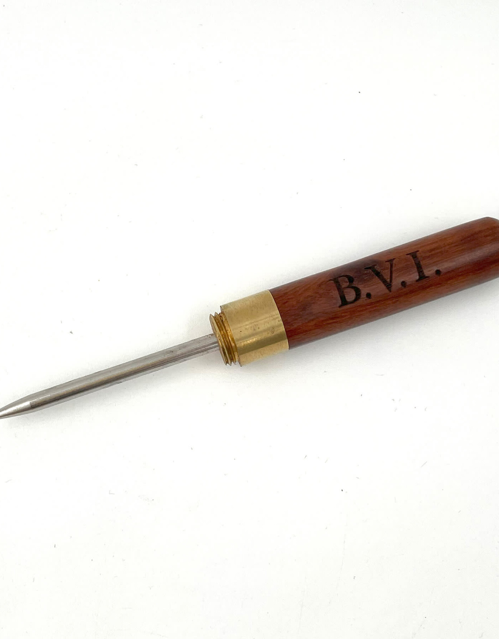 Ice Pick BVI - Engraved Hardwood and Stainless Steel