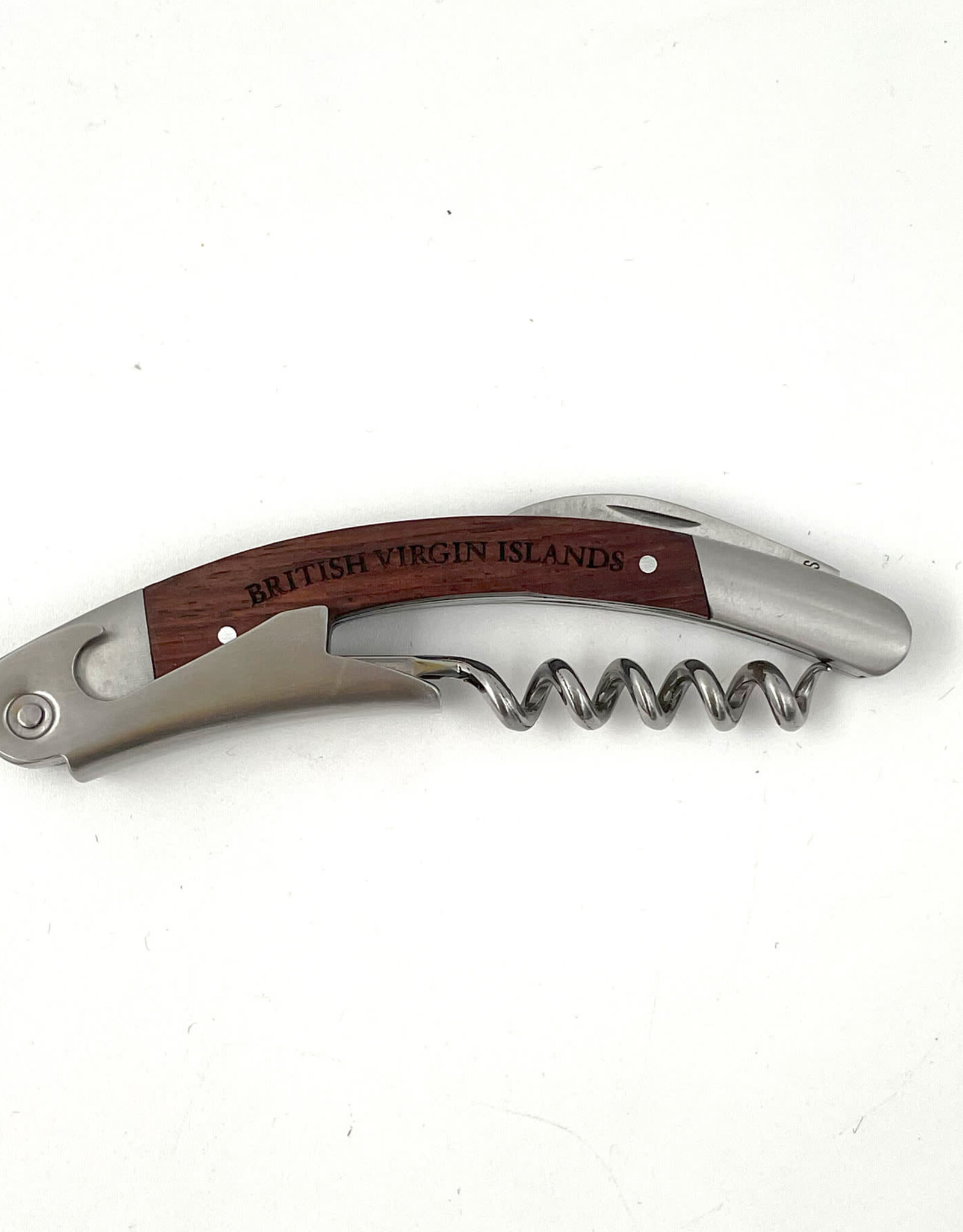 CorkScrew Waiter Style - BVI Engraved
