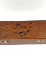 Dominoes - Double 6 Engraved Wooden Box