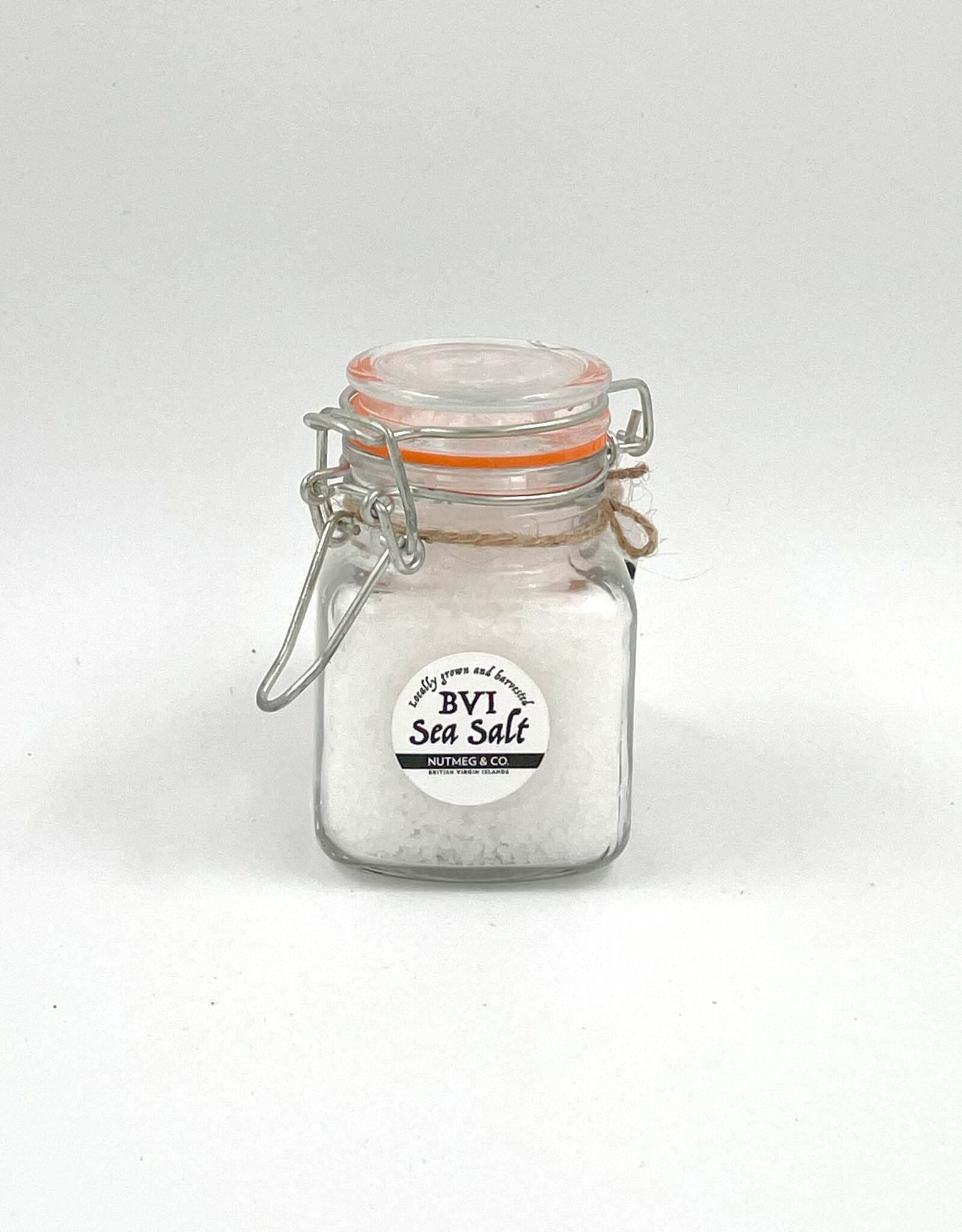 Nutmeg & Co. BVI Sea Salt Mini Mason Glass Jar - 2.5oz