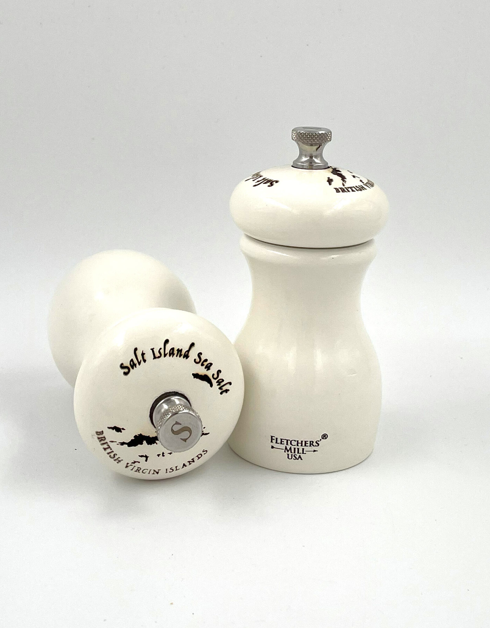 4" Salt Mill - BVI Sea Salt Engraving