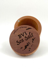 Wood Salt Cellar BVI Engraving