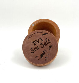 Wood Salt Cellar BVI Engraving