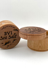 Wood Salt Cellar BVI Engraving