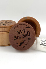 Wood Salt Cellar BVI Engraving