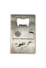 Bottle Opener BVI Engraved Credit Card Style