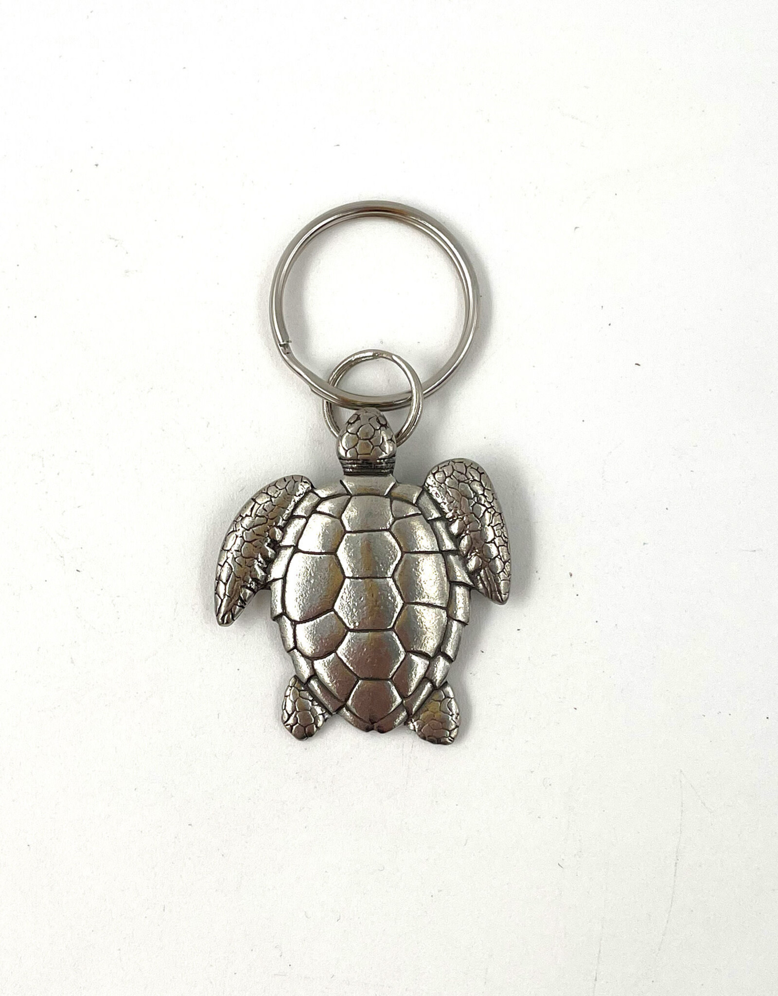 Sea Turtle Keyring Handmade Pewter