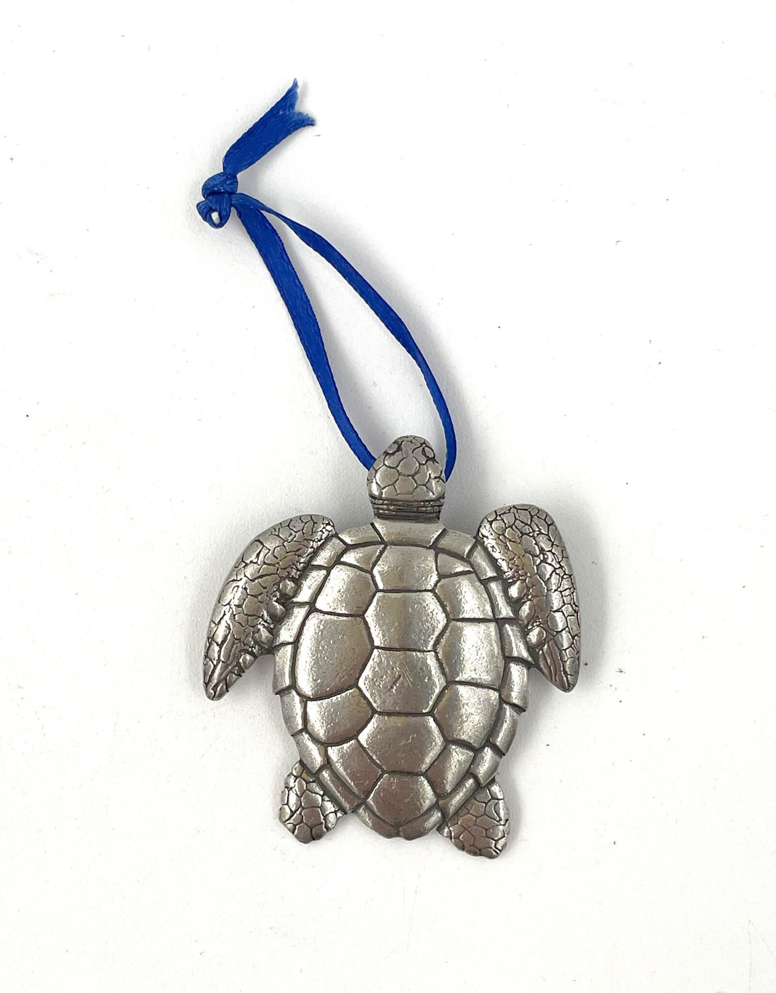 Sea Turtle Ornament Handmade Pewter