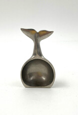 Whale Tail Coffee Scoop Handmade Pewter
