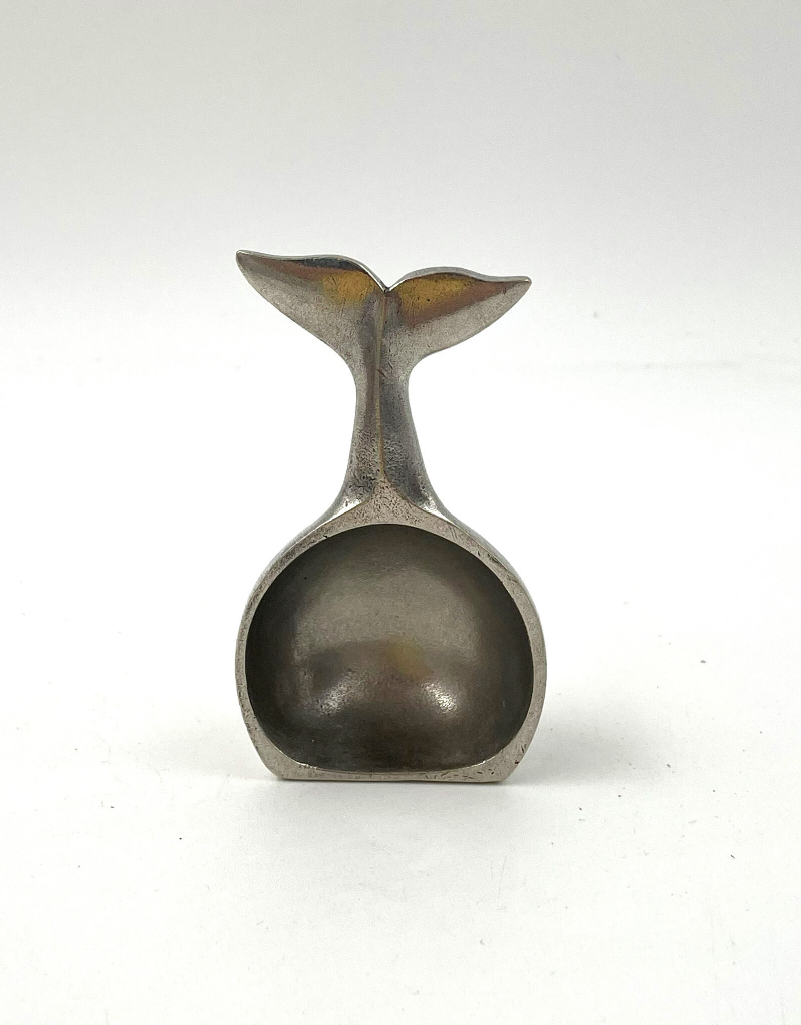 Whale Tail Coffee Scoop Handmade Pewter