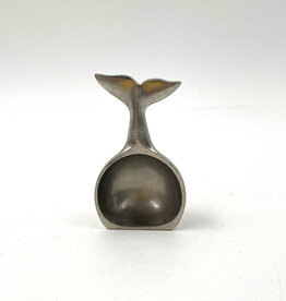 Whale Tail Coffee Scoop Handmade Pewter