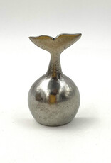 Whale Tail Coffee Scoop Handmade Pewter