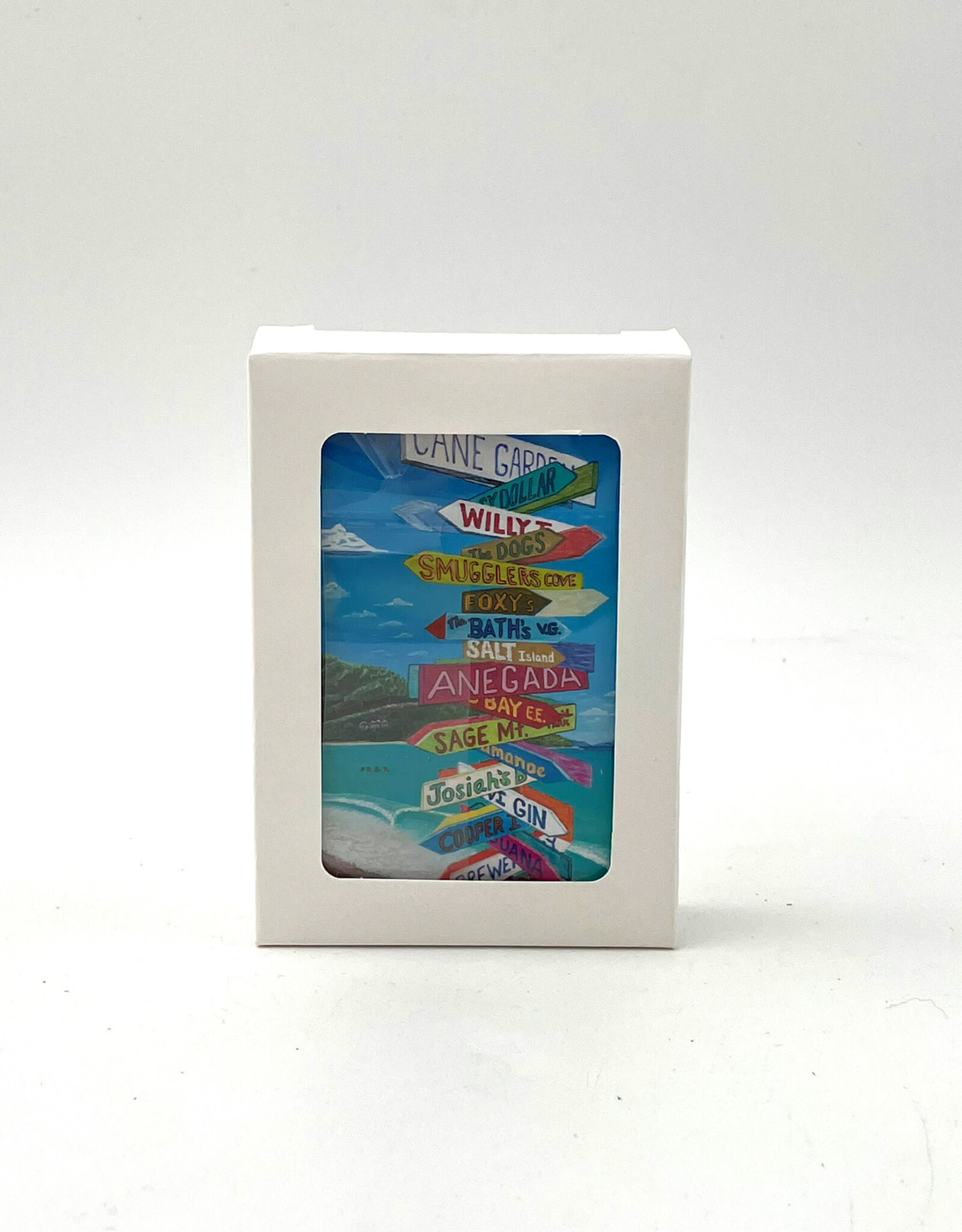 Playing Cards - Cane Garden Bay Sign