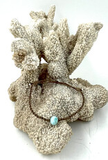 Larimar Bead on Recycled Plastic Cord