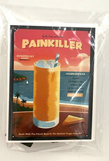 Painkiller Card with Nutmeg Grater and Whole Nutmeg