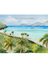 Jinx Morgan "Above Long Bay" Limited Edition Giclee Print by BVI Artist Jinx Morgan