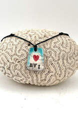 Raku Pottery Ornament/Pendant BVI MADE