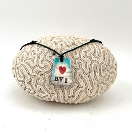 Raku Pottery Ornament/Pendant BVI
