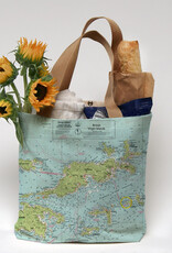 Maritime Tribes Tote - Canvas Imray Imray BVI Maritime Chart