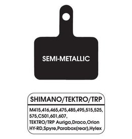Disc Brake Pads Ultracycle Semi-Metalic for Shimano/ Tektro/ TRP