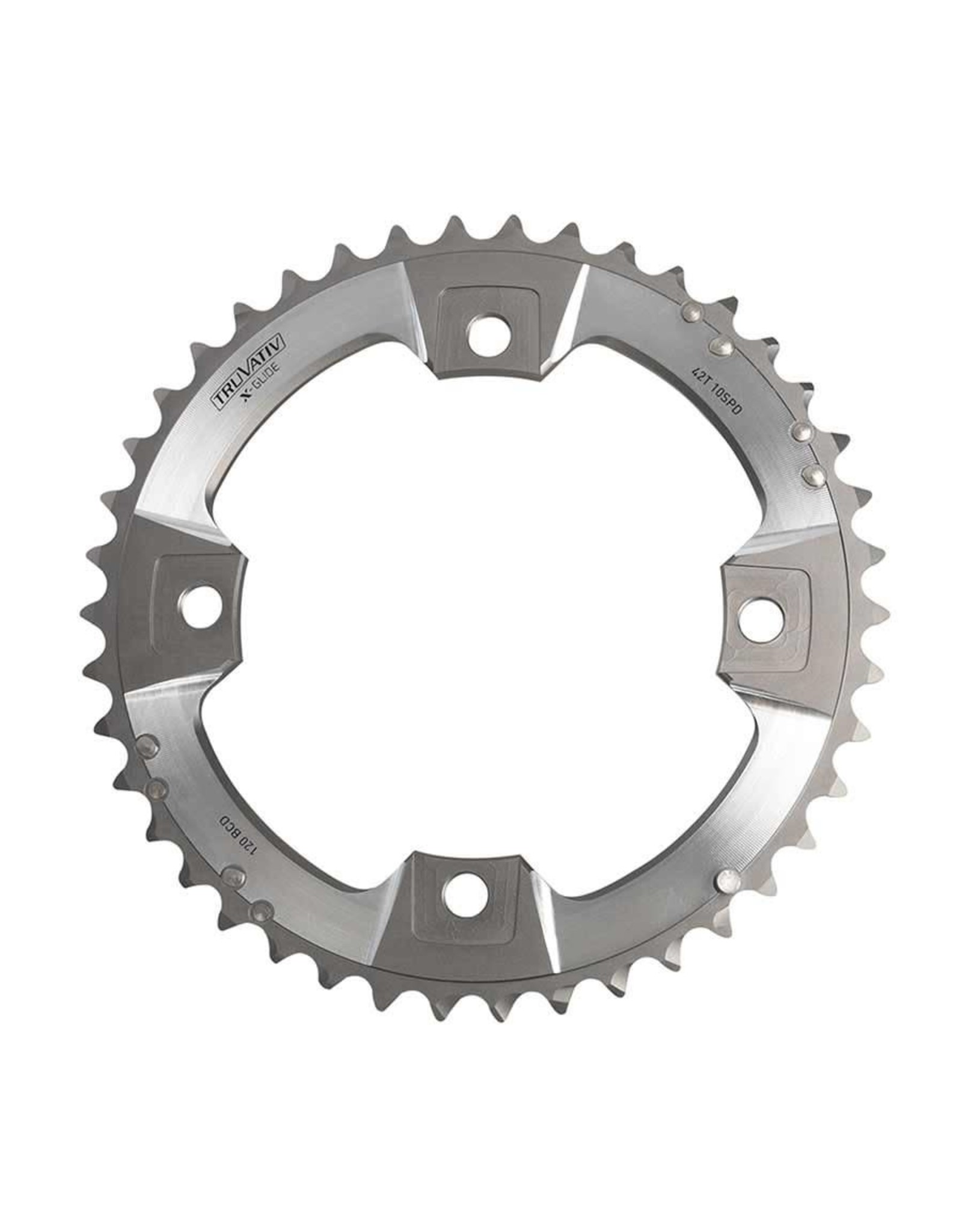 SRAM Chainring SRAM XX 39T 10-Sp BCD 120 mm 4-Bolt Outer for L-pin GXP 2x10 Aluminum Grey