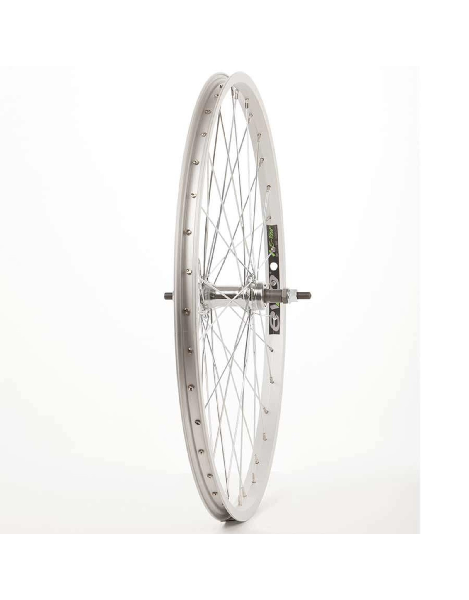 Wheel 24x1.5" Alloy BO 5/6/7-Sp FW 36H Silver