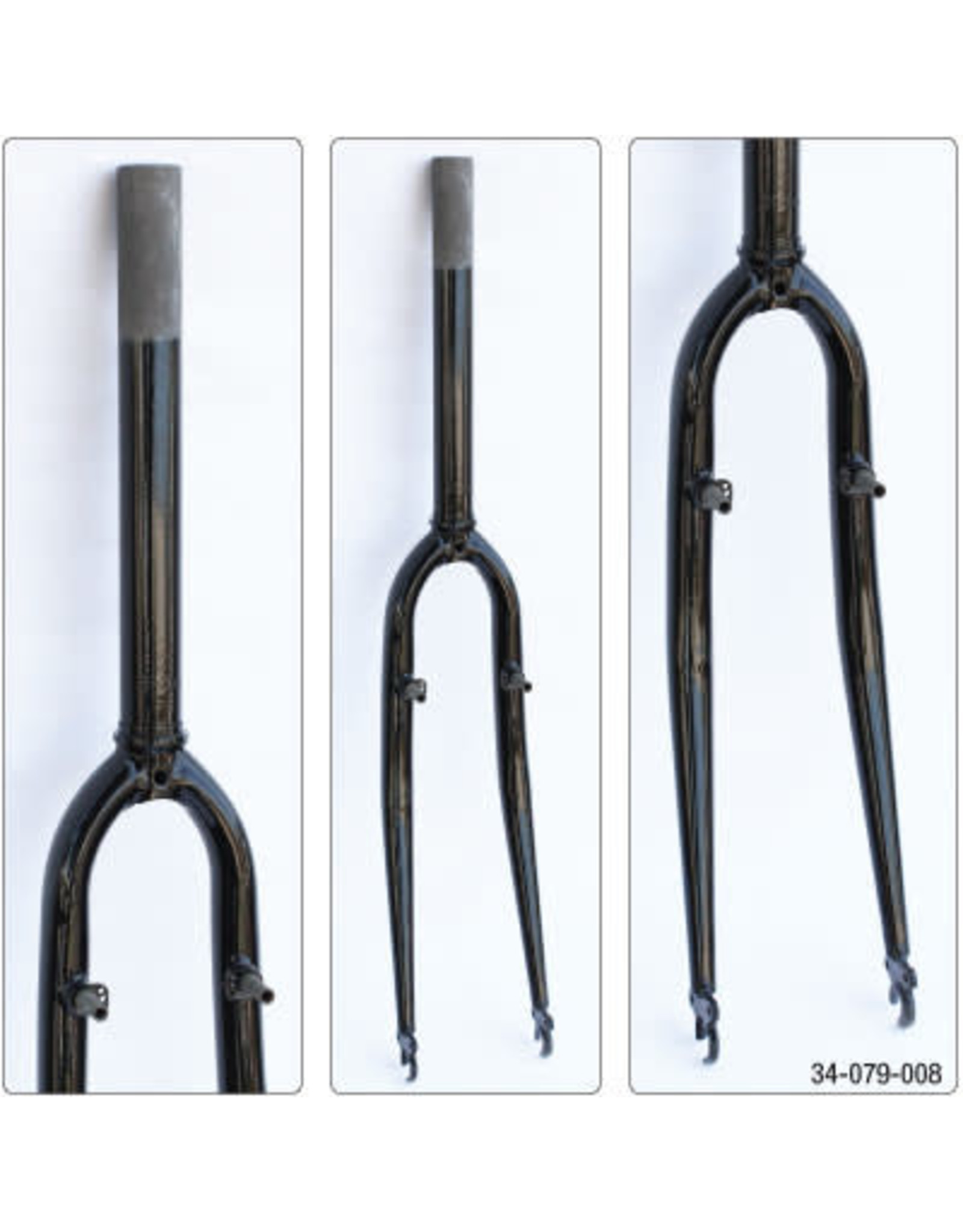 Fork Ultracycle 700 Hybrid Steel Black