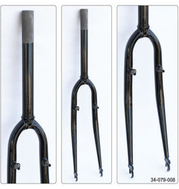 Fork Ultracycle 700 Hybrid Steel Black