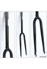 Fork Ultracycle Road Threadless 1-1/8" 700c Steel Black