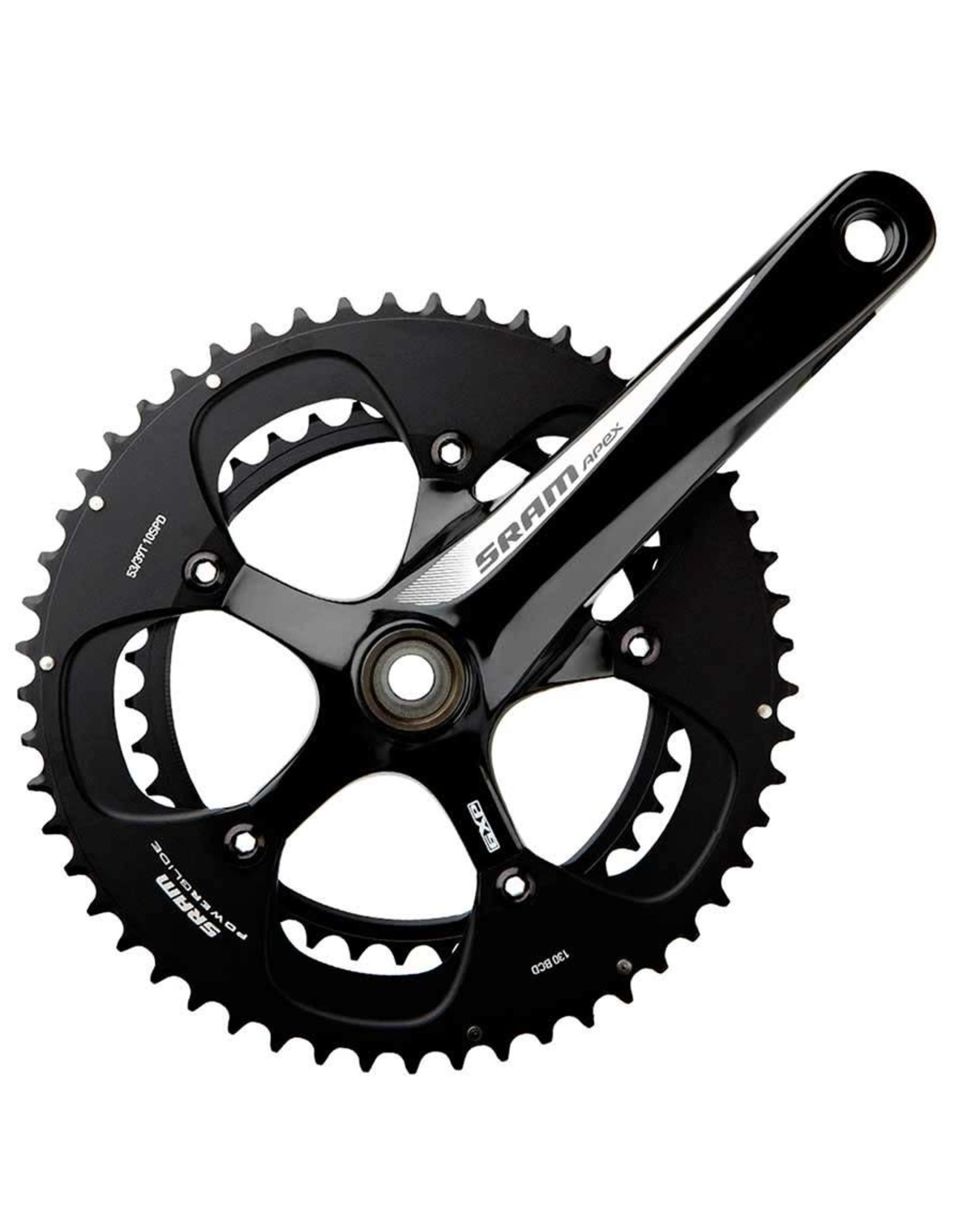 SRAM Crankset SRAM Apex 10-Sp 175 mm 34/50t GXP Black
