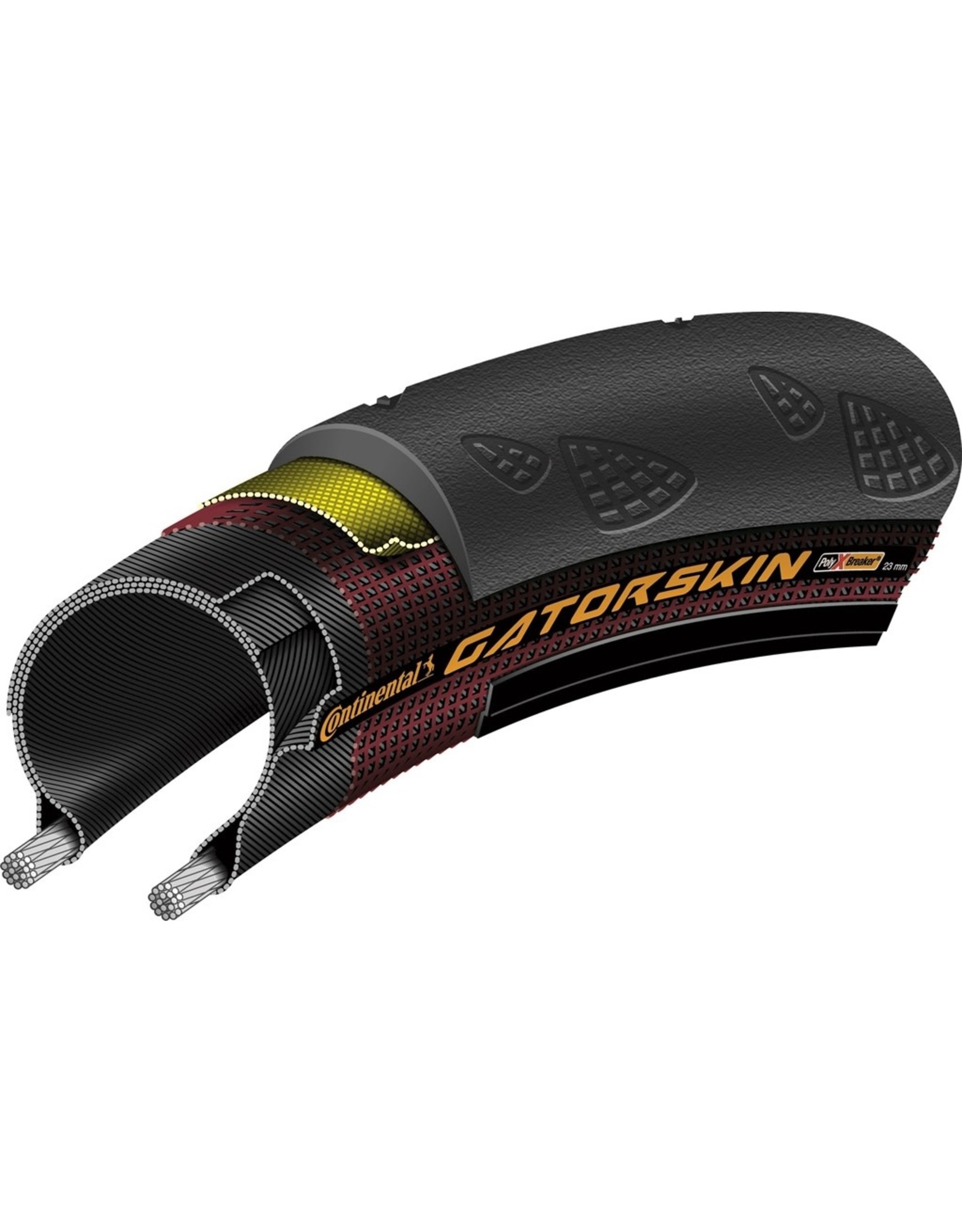 Continental Tire Continental Gatorskin 700x28c Folding Black