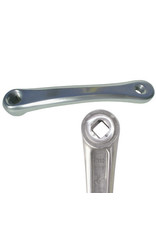 Crank Arm Left Only Square Taper Diamond 170 mm Silver