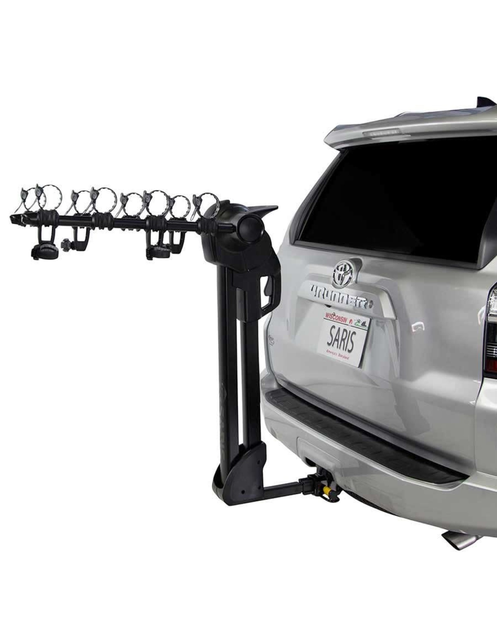 Saris Car Rack Saris Glide EX 4-Bike 1-1/4" & 2" Black