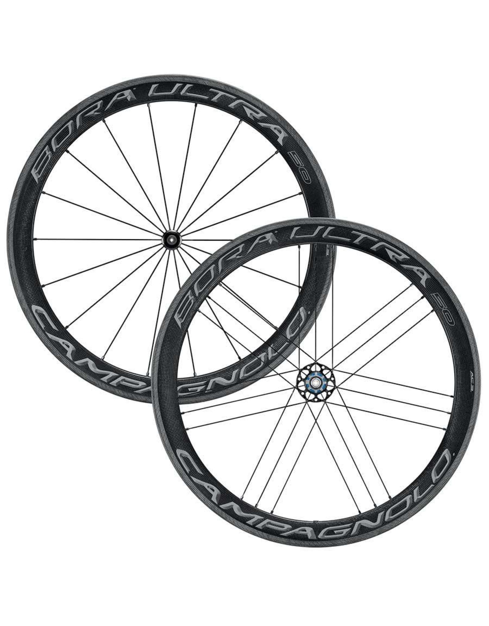 Campagnolo Wheelset Campagnolo Bora Ultra 50 Dark Clincher 700c 18/21-H QR