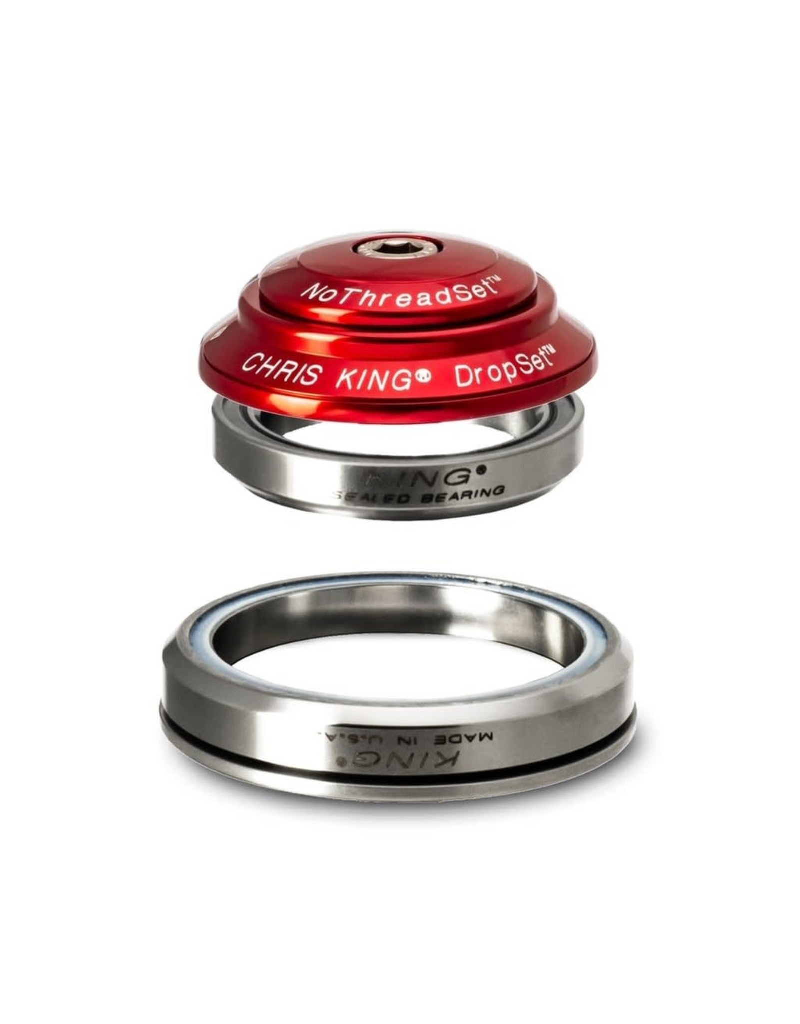 Chris King Headset Chris King DropSet 2 IS42/IS52 mm Red