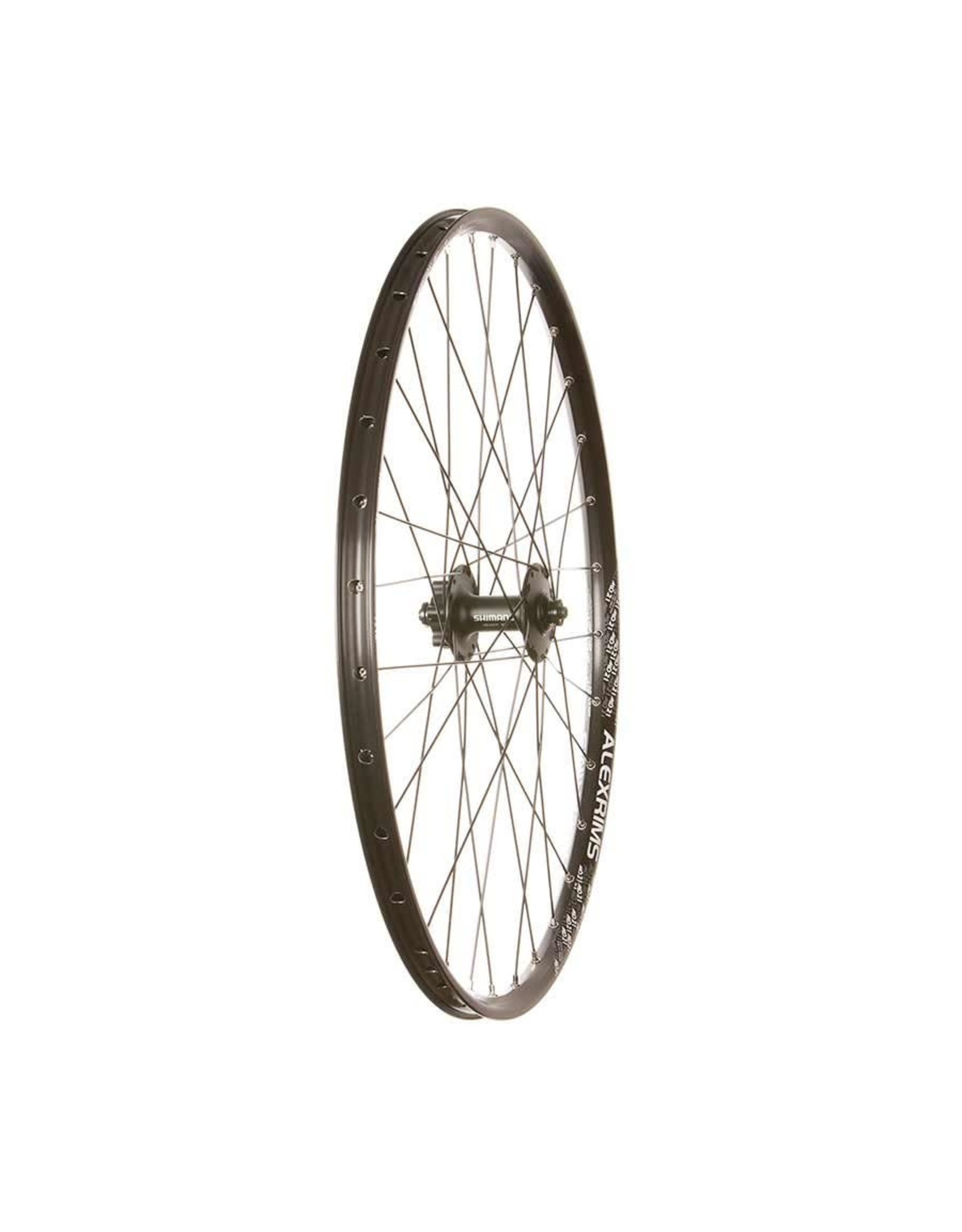 Wheel 26" Front Alex MD21/Shimano M475/DT Stainless 6-bolt 32H QR 100 mm Black
