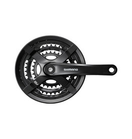 Shimano Crankset Shimano Tourney FC-TY501 6/7/8-Sp 170 mm 28/38/48t Black