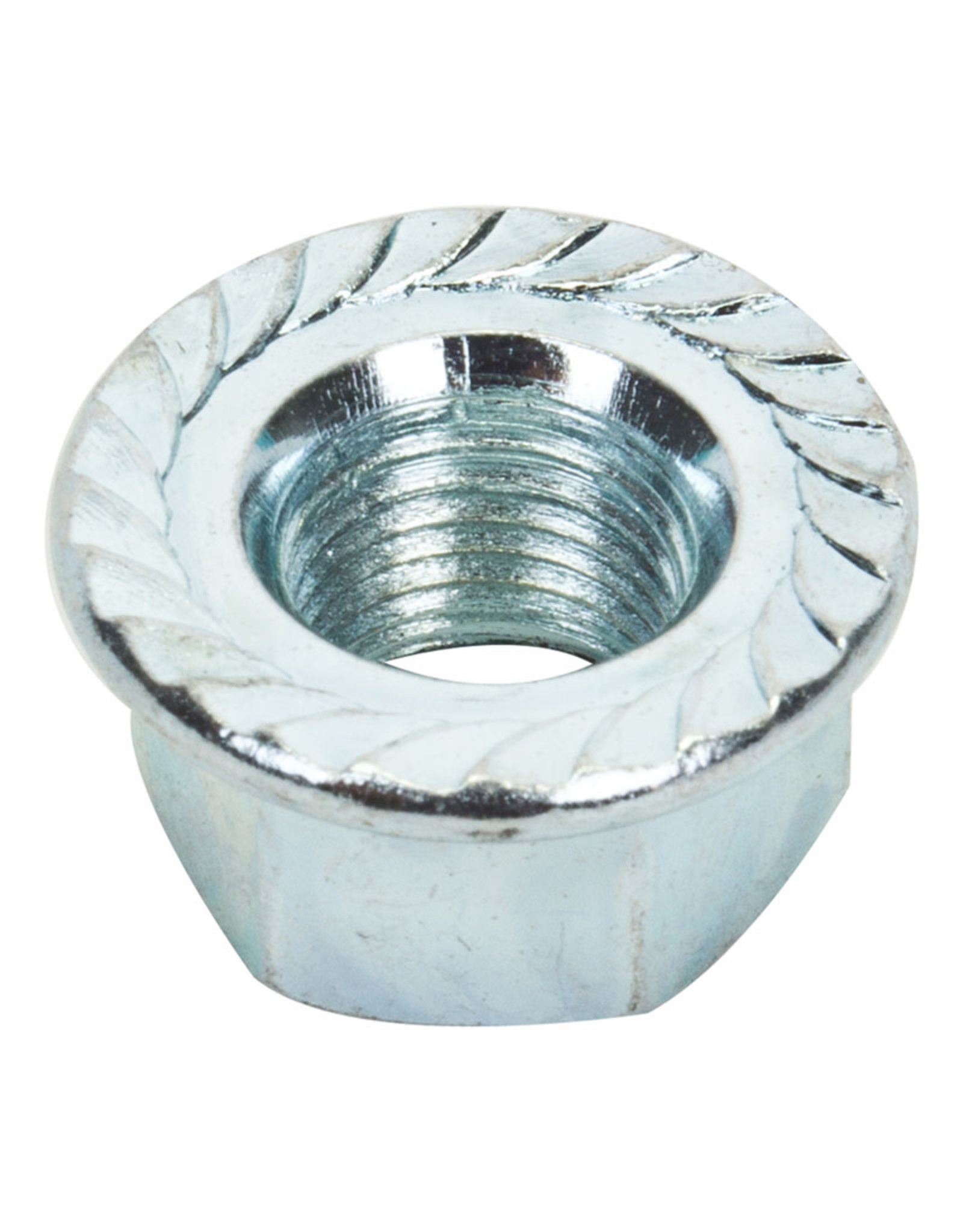 Hub Axle Nut 3/8"x26TPI Flanged Chrome EACH