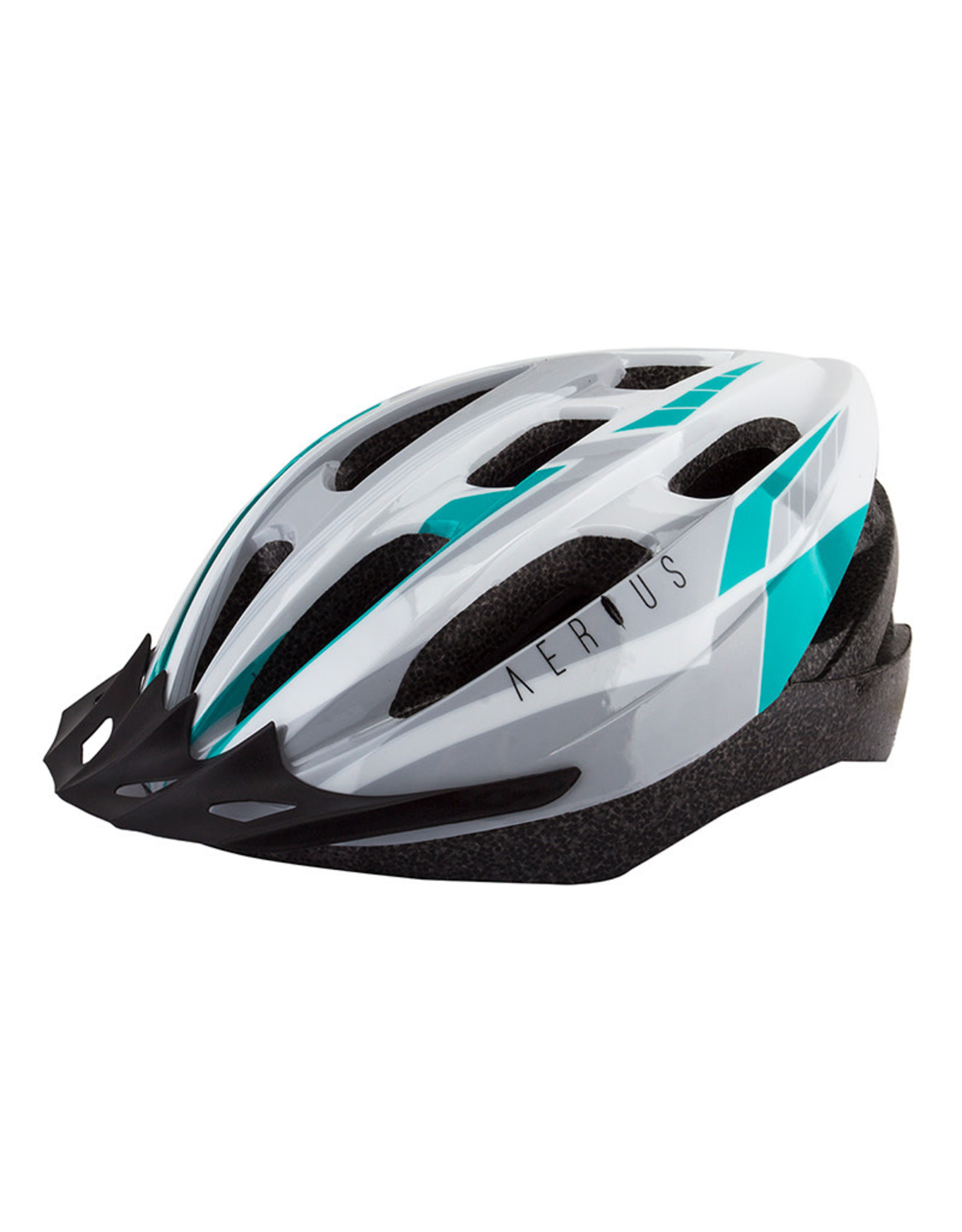 Helmet Aerius V19-Sport S/M 54-58 cm Silver/Turquoise