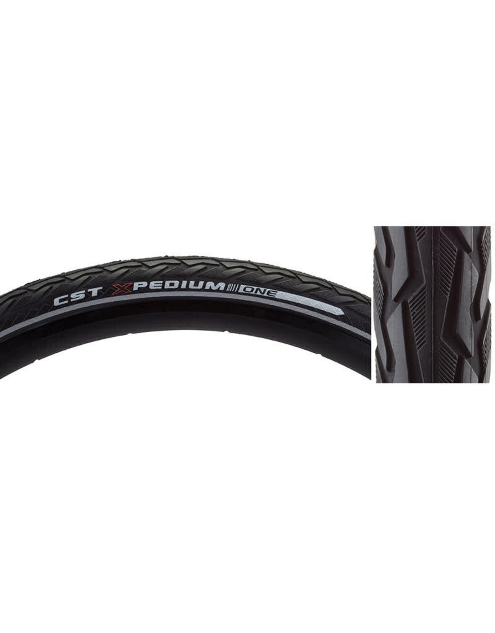 CST Tire CST Xpedium APL 700x38c Black w/Reflective Strip