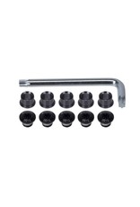 FSA - Full Speed Ahead Chainring Bolt Set FSA E0024 Alloy Double T30 Black
