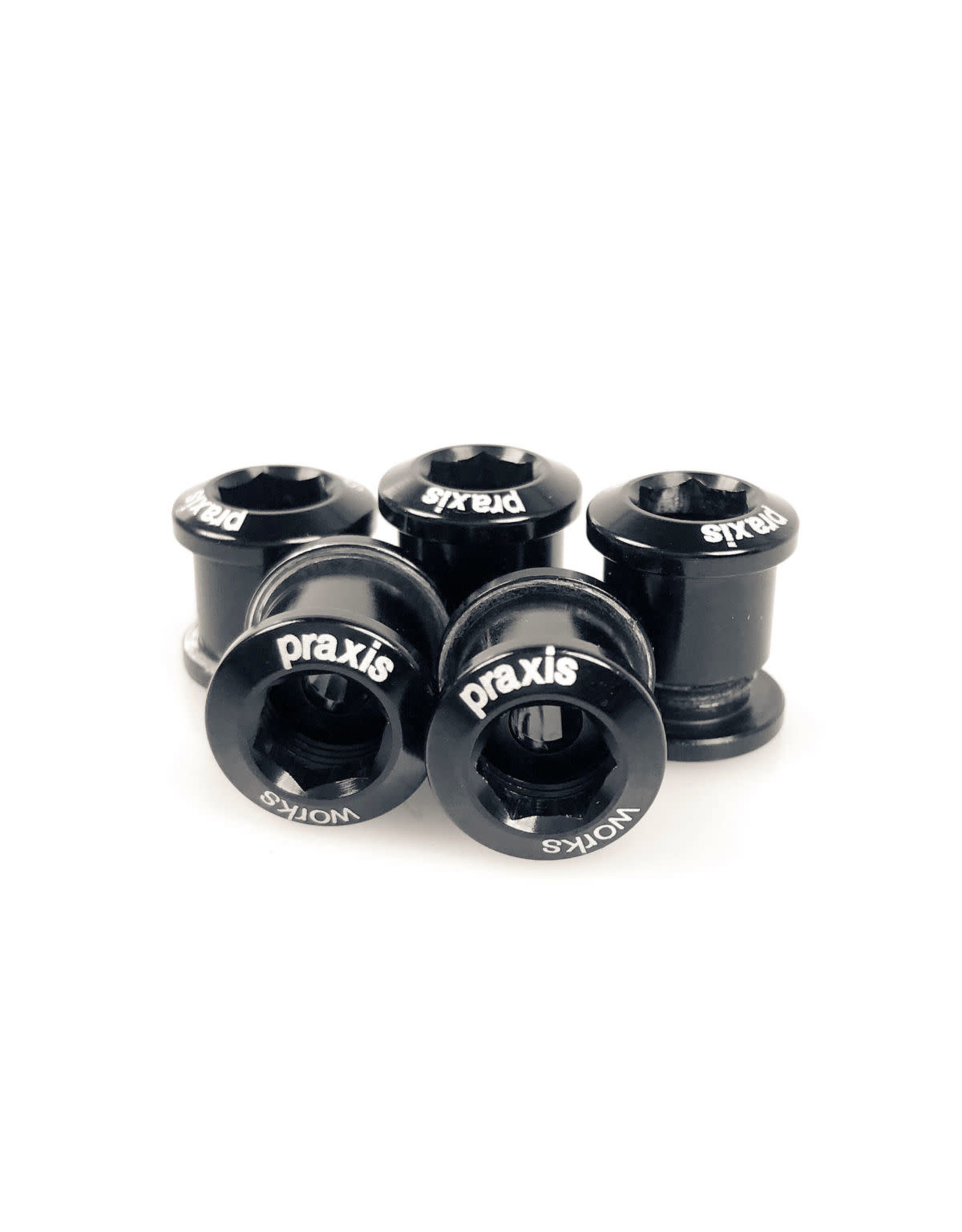 Praxis Works Chainring Bolt Set Praxis Alloy Road Black